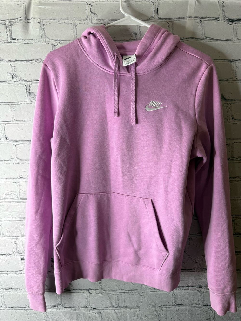 Nike Women's Lavender Pink Pullover Hoodie Sweatshirt